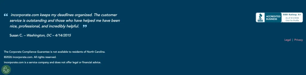 Incorporate.com - Reviews