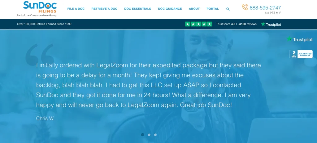 SunDoc Filings user reviews